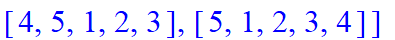 [[1, 2, 3, 4, 5], [1, 2, 3, 4, 5], [1, 2, 3, 4, 5], [1, 2, 3, 4, 5], [1, 2, 3, 4, 5], [1, 2, 3, 4, 5], [1, 2, 3, 5, 4], [1, 2, 4, 3, 5], [1, 2, 4, 5, 3], [1, 2, 5, 3, 4], [1, 3, 2, 4, 5], [1, 3, 4, 2, ...