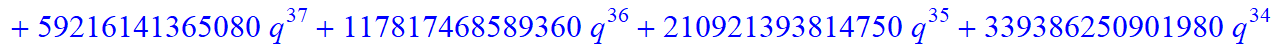 53*q^52+1326*q^51+42925*q^50+748524*q^49+9108506*q^48+84682752*q^47+632475390*q^46+3918287713*q^45+20586098169*q^44+93214388748*q^43+368208543326*q^42+1280702827820*q^41+3950636038944*q^40+108678029565...