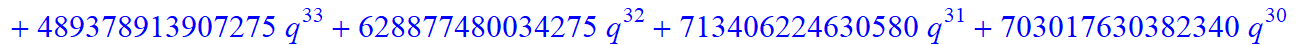 53*q^52+1326*q^51+42925*q^50+748524*q^49+9108506*q^48+84682752*q^47+632475390*q^46+3918287713*q^45+20586098169*q^44+93214388748*q^43+368208543326*q^42+1280702827820*q^41+3950636038944*q^40+108678029565...