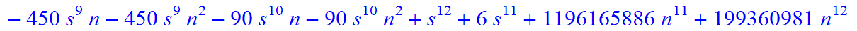 7, 1/135135*(n-s)*(n+1+s)*(-165627-1990827*n+212283*s+111649285*n^4-121489115*n^5-837409826*n^6+2785905298*n^10-515615*s^4*n+2833494*s^4*n^2+2964672535*n^9+1145002*s*n-5428028*s*n^2-24789412*s*n^3+1720...