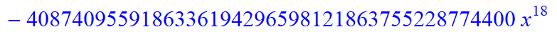 12, -16*x^12*(3484661578453870335096687667405022369415168*x-12744058480179611166081116034089661564452864*x^6+34635612176456290731142298543815917568*x^31-2576446976*x^60-392946513920*x^59+11405062539477...