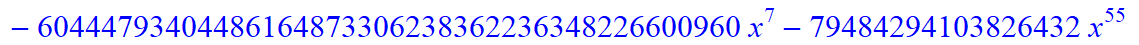 12, -16*x^12*(3484661578453870335096687667405022369415168*x-12744058480179611166081116034089661564452864*x^6+34635612176456290731142298543815917568*x^31-2576446976*x^60-392946513920*x^59+11405062539477...