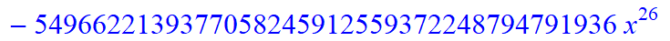 12, -16*x^12*(3484661578453870335096687667405022369415168*x-12744058480179611166081116034089661564452864*x^6+34635612176456290731142298543815917568*x^31-2576446976*x^60-392946513920*x^59+11405062539477...