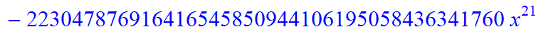 12, -16*x^12*(3484661578453870335096687667405022369415168*x-12744058480179611166081116034089661564452864*x^6+34635612176456290731142298543815917568*x^31-2576446976*x^60-392946513920*x^59+11405062539477...