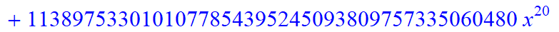 12, -16*x^12*(3484661578453870335096687667405022369415168*x-12744058480179611166081116034089661564452864*x^6+34635612176456290731142298543815917568*x^31-2576446976*x^60-392946513920*x^59+11405062539477...