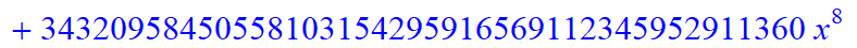 12, -16*x^12*(3484661578453870335096687667405022369415168*x-12744058480179611166081116034089661564452864*x^6+34635612176456290731142298543815917568*x^31-2576446976*x^60-392946513920*x^59+11405062539477...