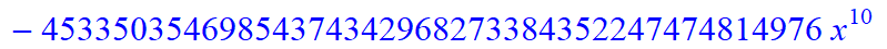 12, -16*x^12*(3484661578453870335096687667405022369415168*x-12744058480179611166081116034089661564452864*x^6+34635612176456290731142298543815917568*x^31-2576446976*x^60-392946513920*x^59+11405062539477...