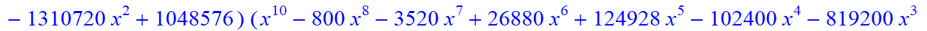 12, -16*x^12*(3484661578453870335096687667405022369415168*x-12744058480179611166081116034089661564452864*x^6+34635612176456290731142298543815917568*x^31-2576446976*x^60-392946513920*x^59+11405062539477...