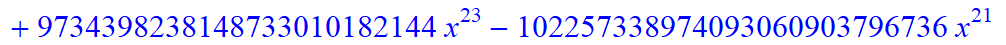 10, -2*(1267960085238050746565427986432*x-1423529193177884783626023862272*x^6+12025306721330135040*x^31+40237386590503039867954397184*x^16+940098527345896325120*x^28-54436437426176*x^36+788880901013504...