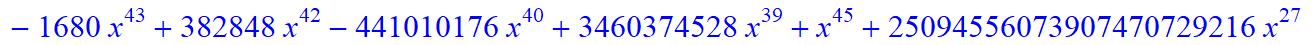 10, -2*(1267960085238050746565427986432*x-1423529193177884783626023862272*x^6+12025306721330135040*x^31+40237386590503039867954397184*x^16+940098527345896325120*x^28-54436437426176*x^36+788880901013504...