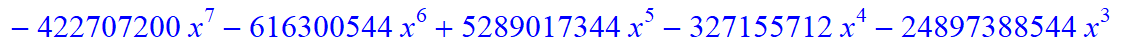 6, -2*x^6*(x^15-48*x^14-208*x^13+20224*x^12-32256*x^11-2519040*x^10+11366400*x^9+72794112*x^8-422707200*x^7-616300544*x^6+5289017344*x^5-327155712*x^4-24897388544*x^3+17985175552*x^2+34628173824*x-3435...