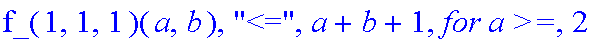 f_(1,1,1)(a,b), 