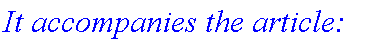 `It accompanies the article: `